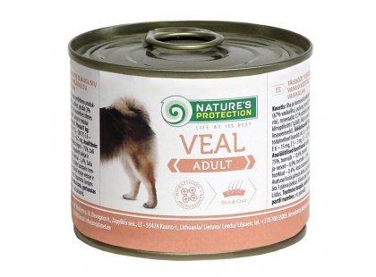Фото 2 -  влажный корм (консервы) Natures Protection (Нейчез Протекшин) ADULT VEAL (ЭДАЛТ ТЕЛЯТИНА) консерва для собак
