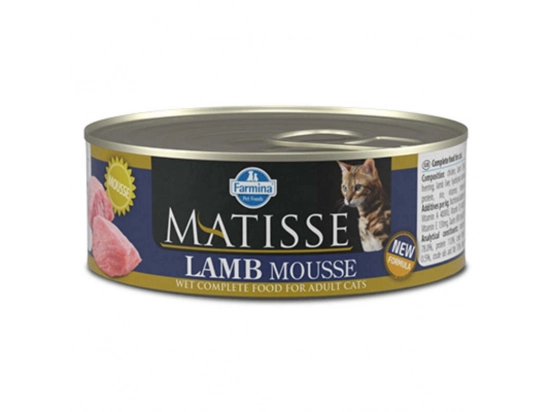 Фото - влажный корм (консервы) Farmina (Фармина) Matisse Mousse Lamb влажный корм для кошек ЯГНЕНОК