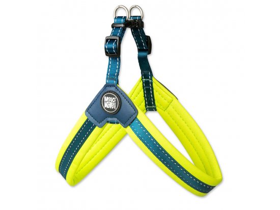 Фото - амуниция Max & Molly Urban Pets Q-Fit Harness шлея для собак Matrix Lime Green