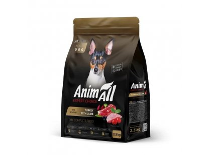 Фото 2 -  сухой корм AnimAll Adult Dog Turkey & Lamb сухой корм для собак мелких пород ИНДЕЙКА и ЯГНЕНОК