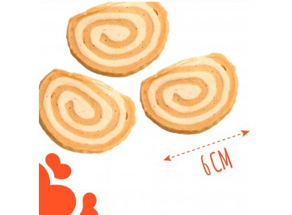 Фото 5 -  лакомства Mavsy Refined Jerky Salmon Rolls & Red Caviar лакомство для собак от 3 месяцев ФИЛАДЕЛЬФИЯ С ЛОСОСЕМ И КРАСНОЙ ИКРОЙ
