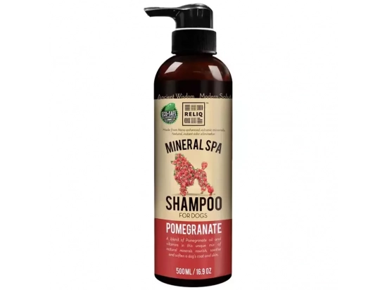 Фото - повседневная косметика Reliq (Релик) Mineral Spa Pomegranate Shampoo Шампунь для собак с экстрактом граната