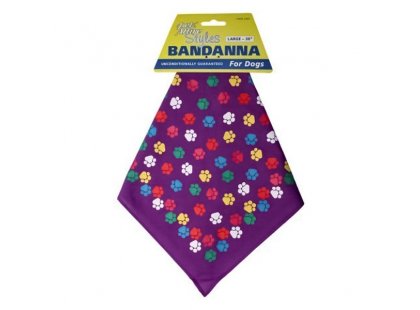 Фото - Coastal Pet Attire Styles бандана для собак, лапка фиолетовый одежда Coastal Pet Attire Styles бандана для собак, лапка фиолетовый