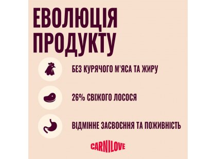 Фото 8 -  сухой корм Carnilove Active Salmon & Turkey сухой беззерновой корм для кошек ЛОСОСЬ и ИНДЕЙКА