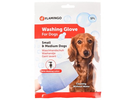 Фото - Flamingo WASHING GLOVE DOG влажная рукавица-салфетка для мытья собак без воды повседневная косметика Flamingo WASHING GLOVE DOG влажная рукавица-салфетка для мытья собак без воды