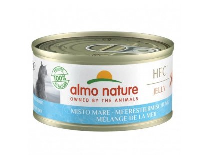 Фото - Almo Nature HFC Jelly Seafood Mix вологий корм для котів МІКС МОРЕПРОДУКТІВ вологий корм (консерви) Almo Nature HFC Jelly Seafood Mix вологий корм для котів МІКС МОРЕПРОДУКТІВ