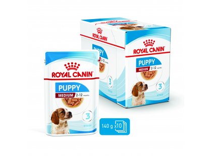 Фото 2 -  вологий корм (консерви) Royal Canin MEDIUM PUPPY вологий корм для цуценят середніх порід від 2 до 12 місяців
