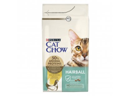 Фото - сухой корм Cat Chow (Кет Чау) Hairball Control (ХЭРБОЛ) Корм для кошек контроль образования комков шерсти в желудке