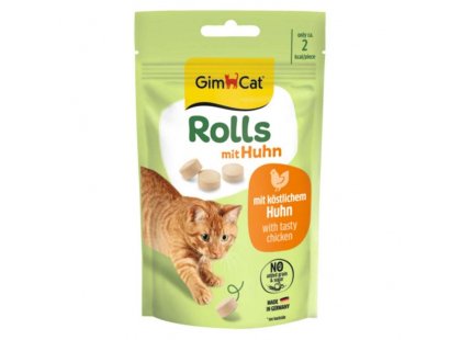 Фото - Gimcat Rolls Chicken лакомство для кошек КУРИЦА лакомства Gimcat Rolls Chicken лакомство для кошек КУРИЦА