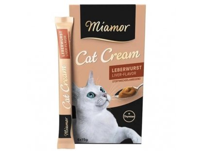 Фото - Miamor Cream Leberwurst кремові ласощі для котів ЛІВЕР ласощі Miamor Cream Leberwurst кремові ласощі для котів ЛІВЕР
