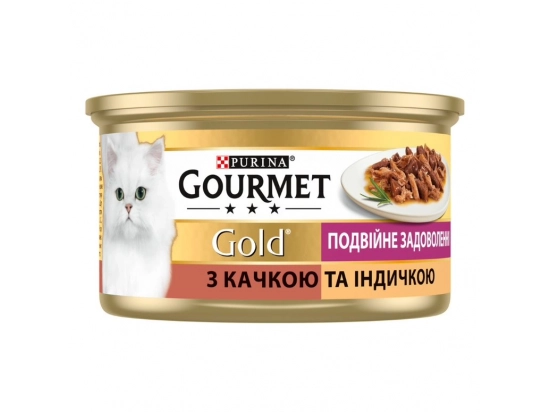 Фото - влажный корм (консервы) Gourmet Gold (Гурме Голд) - утка, индейка