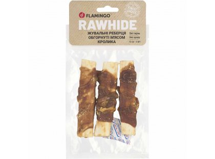 Фото - Flamingo Ласощі для собак ЖУВАЛЬНІ РЕБРА ОБГОРНУТІ М'ЯСОМ КРОЛИКА ласощі Flamingo Ласощі для собак ЖУВАЛЬНІ РЕБРА ОБГОРНУТІ М'ЯСОМ КРОЛИКА