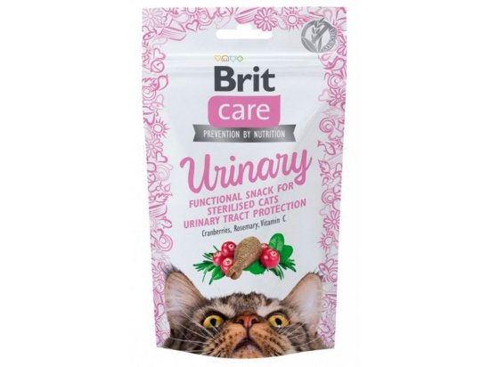 Фото - лакомства Brit Care Cat Snack Urinary Turkey, Cranberries, Rosemary & Vitamin C лакомство для стерилизованных кошек ИНДЕЙКА, КЛЮКВА и РОЗМАРИН