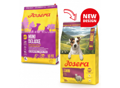 Фото - Josera Mini (MiniDeluxe) сухий беззерновий монопротеїновий корм для собак малих порід ЯГНЯ сухий корм Josera Mini (MiniDeluxe) сухий беззерновий монопротеїновий корм для собак малих порід ЯГНЯ