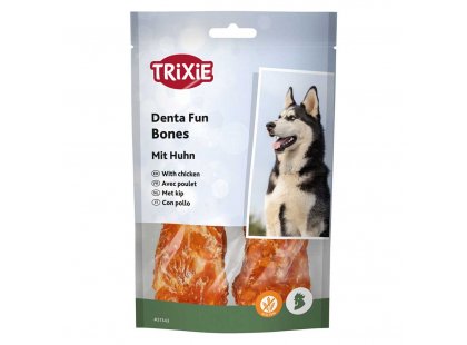 Фото - Trixie Denta Fun Bones лакомство для собак КОСТОЧКИ С КУРИЦЕЙ лакомства Trixie Denta Fun Bones лакомство для собак КОСТОЧКИ С КУРИЦЕЙ