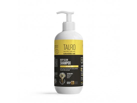 Фото - повседневная косметика Tauro (Тауро) Pro Line Ultra Natural Care Deep Clean Shampoo шампунь для глубокой очистки кожи и шерсти собак и кошек