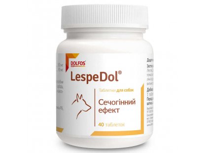 Фото - Dolfos (Дольфос) LESPEDOL (ЛЕСПЕДОЛ) добавка при захворюваннях сечовивідної системи собак для сечостатевої системи (урологія та репродукція) Dolfos (Дольфос) LESPEDOL (ЛЕСПЕДОЛ) добавка при захворюваннях сечовивідної системи собак