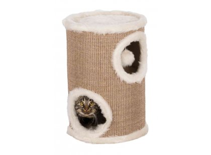 Фото 2 -  дряпалки, з будиночками Trixie EdoardoTower дряпалка-будиночок для котів (Вежа)