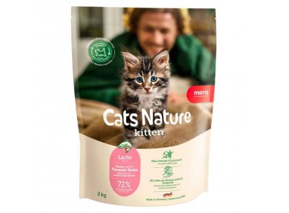 Фото 2 -  сухой корм Mera Nurture Kitten Salmon сухой корм для котят ЛОСОСЬ