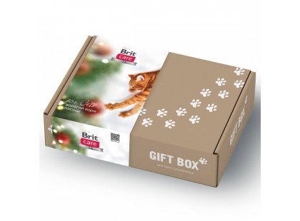 Фото - Brit Care Cat Gift box подарочный новогодний бокс с влажным кормом и лакомствами для кошек влажный корм (консервы) Brit Care Cat Gift box подарочный новогодний бокс с влажным кормом и лакомствами для кошек