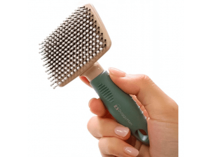 Фото 2 -  гребінці, щітки DoggyMan BS Soft Slicker Brush м'яка щітка-слікер для собак і котів