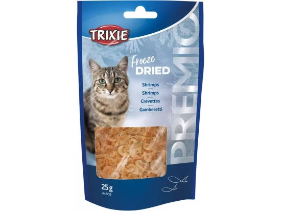 Фото - лакомства Trixie Premio Freeze Dried Shrimps лакомство креветки сушеные для кошек (42755)