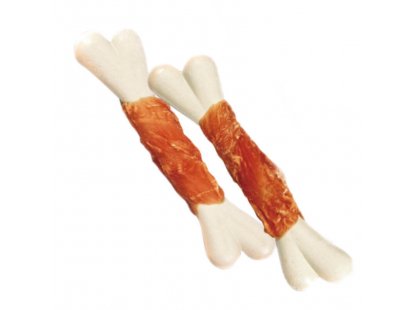 Фото 4 -  лакомства Wanpy (Ванпи) Chicken Jerky & Calcium Bone Twists лакомство для собак КОСТОЧКИ С ВЯЛЕНОЙ КУРИЦЕЙ И КАЛЬЦИЕМ
