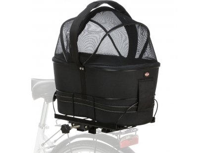 Фото 2 -  велоаксессуары Trixie Bicycle Basket сумка велосипедная для собак до 6 кг (13118)