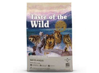 Фото - Taste of the Wild WETLANDS CANINE FORMULA - корм для собак з м'ясом смаженої дичини сухий корм Taste of the Wild WETLANDS CANINE FORMULA - корм для собак з м'ясом смаженої дичини