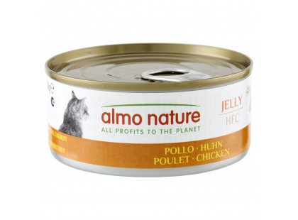 Фото 2 -  влажный корм (консервы) Almo Nature HFC JELLY CHICKEN консервы для кошек КУРИЦА, желе