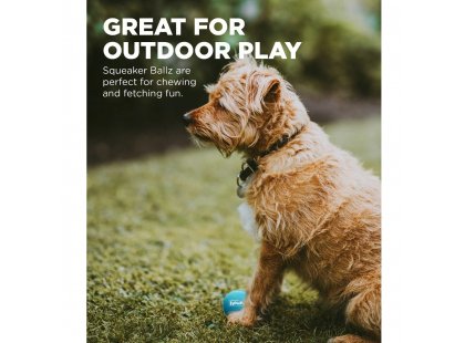 Фото 3 -  игрушки Outward Hound Squeaky Tennis Ball игрушка для собак ТЕННИСНЫЙ МЯЧ