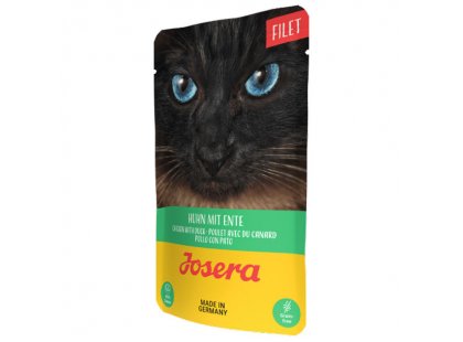 Фото - Josera Filet вологий корм для котів КУРКА і КАЧКА, філе вологий корм (консерви) Josera Filet вологий корм для котів КУРКА і КАЧКА, філе