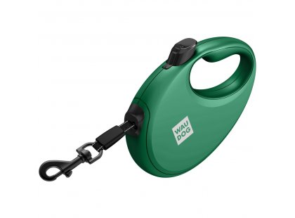 Фото 2 -  рулетки WAUDOG R-leash поводок рулетка с контейнером для пакетов, светоотражающая лента, зеленый