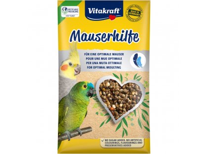 Фото - Vitakraft Mauserhilfe витаминизированная добавка для крупных и средних попугаев в период линьки лакомства для птиц Vitakraft Mauserhilfe витаминизированная добавка для крупных и средних попугаев в период линьки