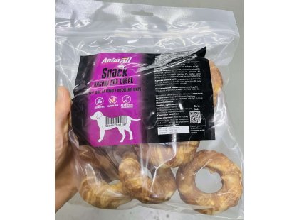 Фото 2 -  лакомства AnimAll Snack лакомство для собак КУРИНОЕ ФИЛЕ НА КОЛЬЦЕ ИЗ ПРЕССОВАНОЙ КОЖИ