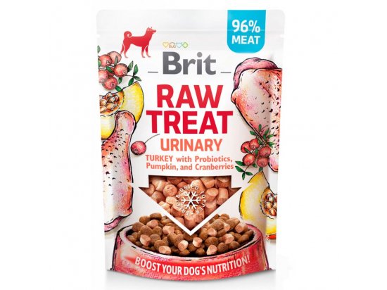 Фото - ласощі Brit Care Dog Raw Treat Urinary Freeze-dried Turkey ласощі для собак для профілактики сечокам'яної хвороби ІНДИЧКА