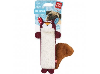 Фото 6 -  іграшки Collar WAUDOG Fun Plush іграшка для собак із пищалкою БІЛКА