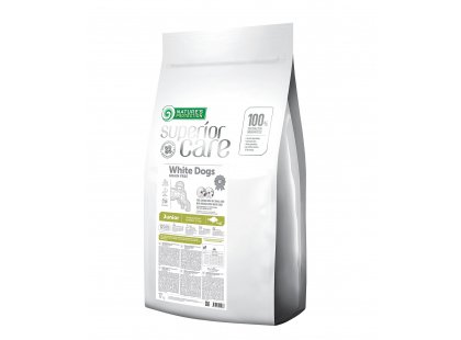 Фото 3 -  сухой корм Natures Protection GRAIN FREE WHITE FISH JUNIOR SMALL & MINI корм для щенков малых пород с белой шерстью БЕЛАЯ РЫБА