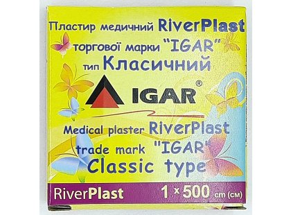 Фото 2 -  перевязочные материалы Igar RiverPlast пластырь медицинский классический