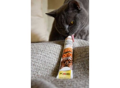Фото 4 -  для выведения шерсти Gimcat (Джимкет) ANTI-HAIRBALL DUO PASTE (ВЫВЕДЕНИЕ ШЕРСТИ ПАСТА ВКУС СЫРА) лакомство  для кошек