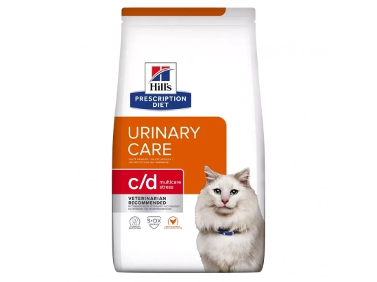 Фото 2 -  ветеринарные корма Hill's Prescription Diet c/d Urinary Care Multicare Stress корм для кошек для здоровья мочевыводящих путей и снижения стресса