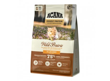 Фото 2 -  сухой корм Acana Wild Prairie Cat корм для котят и кошек, КУРИЦА, ИНДЕЙКА и РЫБА