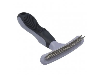 Фото - AnimAll Расческа-грабли двухрядная для собак расчески, щетки, грабли AnimAll Расческа-грабли двухрядная для собак