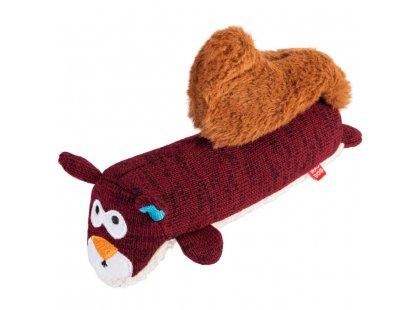 Фото 2 -  іграшки Collar WAUDOG Fun Plush іграшка для собак із пищалкою БІЛКА