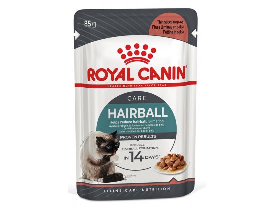 Фото - влажный корм (консервы) Royal Canin HAIRBALL CARE in GRAVY влажный корм для кошек