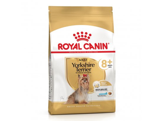 Фото - сухий корм Royal Canin YORKSHIRE TERRIER 8+ (ЙОРКШИР ТЕР'ЄР 8+) корм для собак старше 8 років