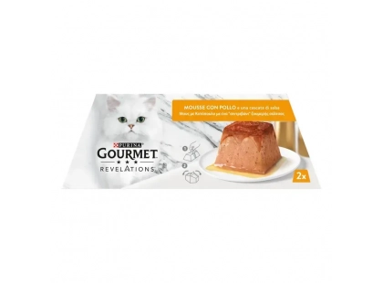 Фото 3 -  влажный корм (консервы) Gourmet Revelations Chicken влажный корм для кошек, мусс КУРИЦА