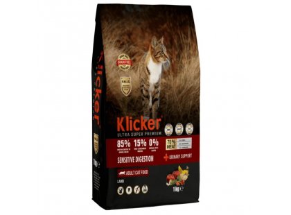 Фото - Klicker Sensitive Digestion Lamb сухий корм для котів із чутливим травленням ЯГНЕНОК сухий корм Klicker Sensitive Digestion Lamb сухий корм для котів із чутливим травленням ЯГНЕНОК