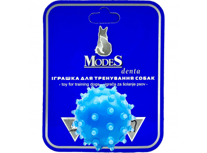 Фото 3 -  іграшки Modes Denta іграшка для собак М'ЯЧ МІНА, блакитний