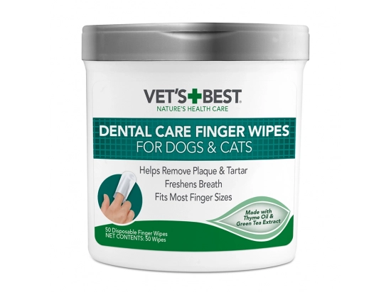 Фото - повседневная косметика Vets Best (Ветс Бест) CLEAN TEETH WIPES салфетки для чистки зубов